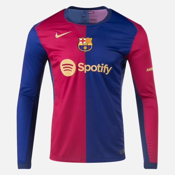 Nogometni Dresovi FC Barcelona Domaci Dres 202425 Dugi Rukav 1